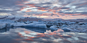 ICELAND RED SUNSET